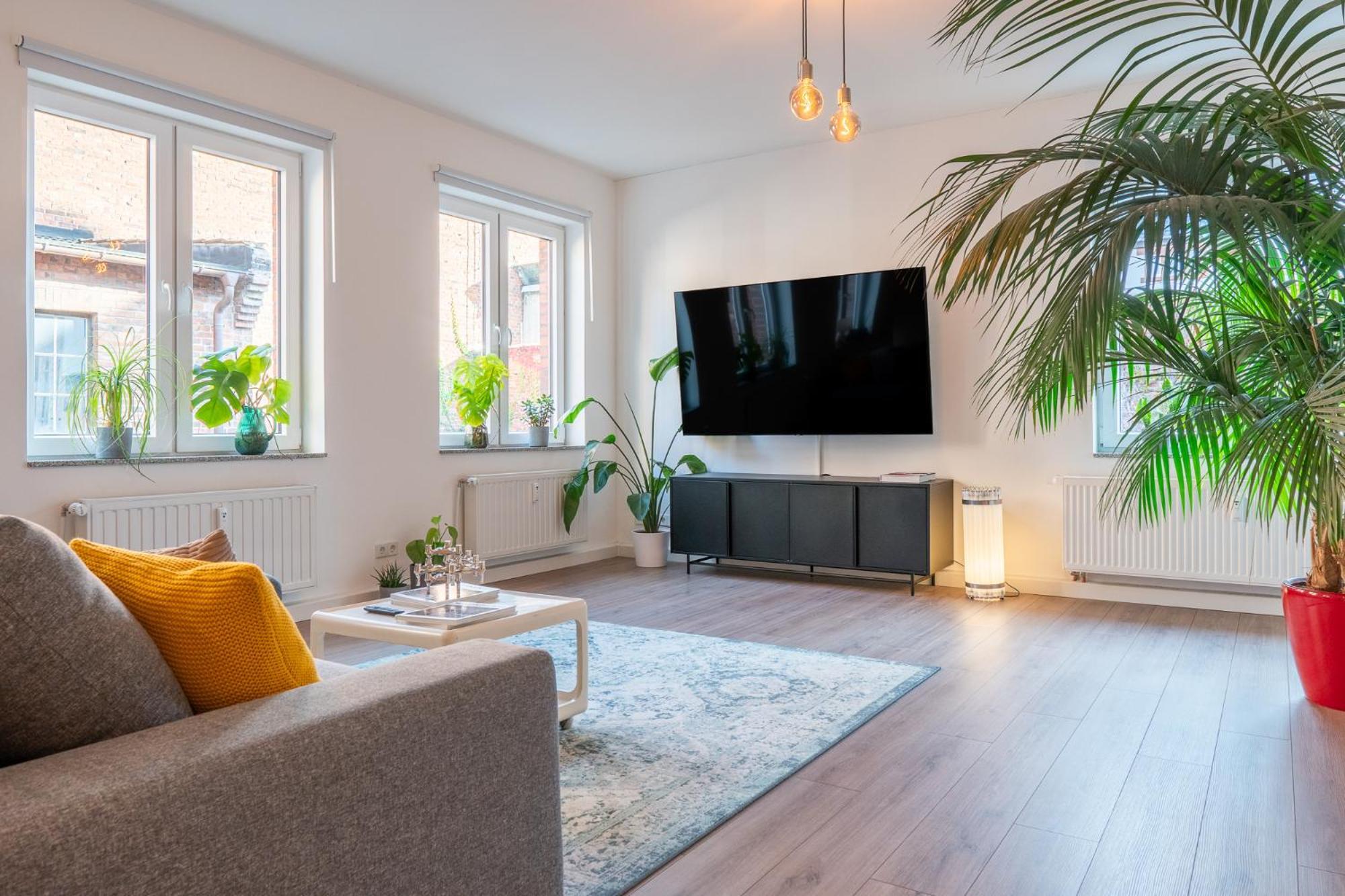 Luxurioeses Apartment, 10Min Innenstadt, Parkplatz Erfurt Exterior foto